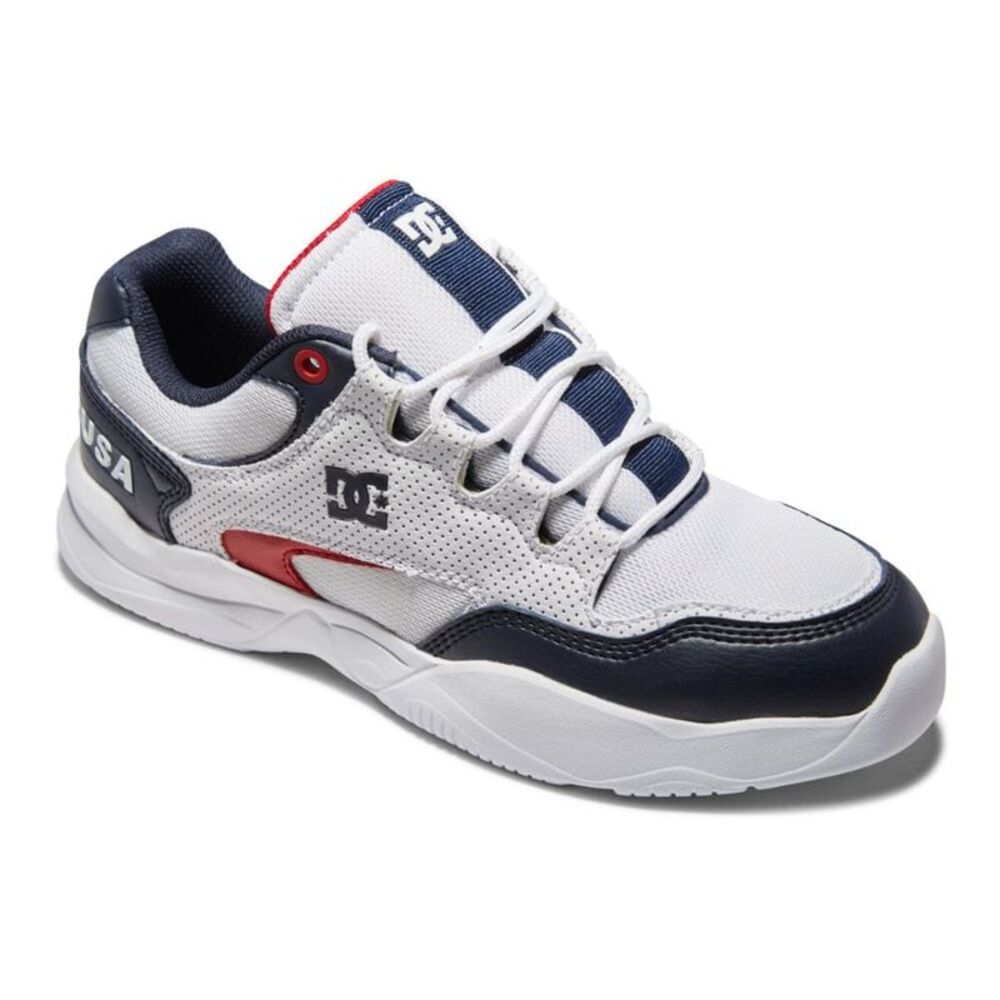 DC Decel SN White/Red-Blue ADYS700215/XWRB Men's - Picture 2 of 4